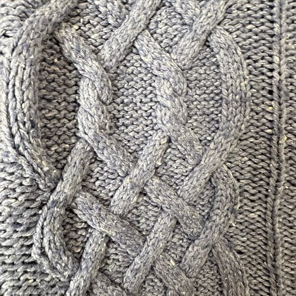 Croft & Barrow Cable Knit Silk Wool Blend Cardigan Sweater Zip Front Preppy Work - Picture 3 of 10
